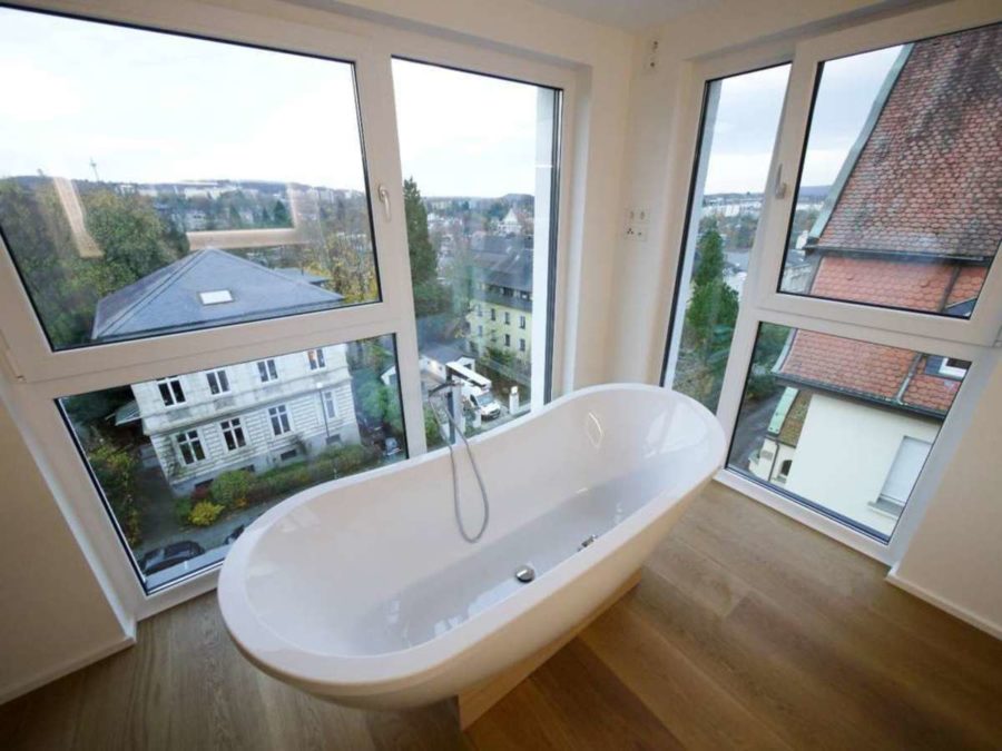 42115 Wuppertal, Penthousewohnung: Penthouse in priviligierter Wohn- und Sonnenlage! - Badezimmer