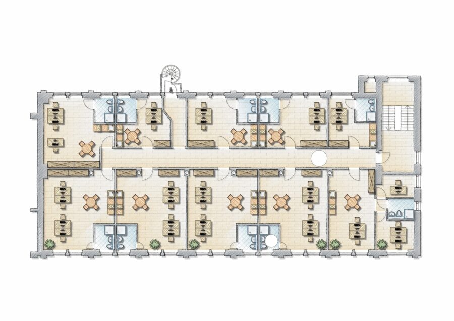 Grundriss - 1. Obergeschoss - ***modernes Arbeiten im denkmalgeschützten Altbau