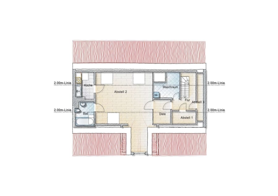 Grundriss Spitzboden - ***komplett modernisierte Wohnung mit attraktiver Loggia